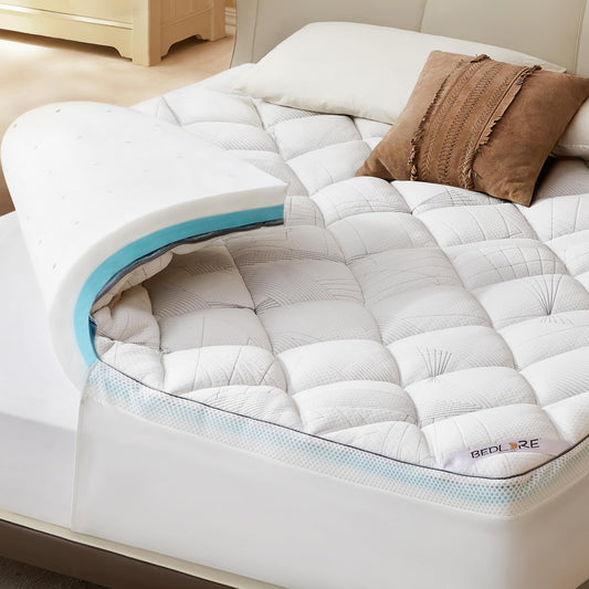 BEDLORE Matratz Topper Schlafzimmer Zubehör 140 200 cm Komfort Linderung Bedding