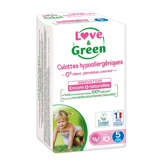 Love Green Windelhöschen Babybedarf Größe 5 12 18 kg ökologische nachhaltig umweltfreundlich
