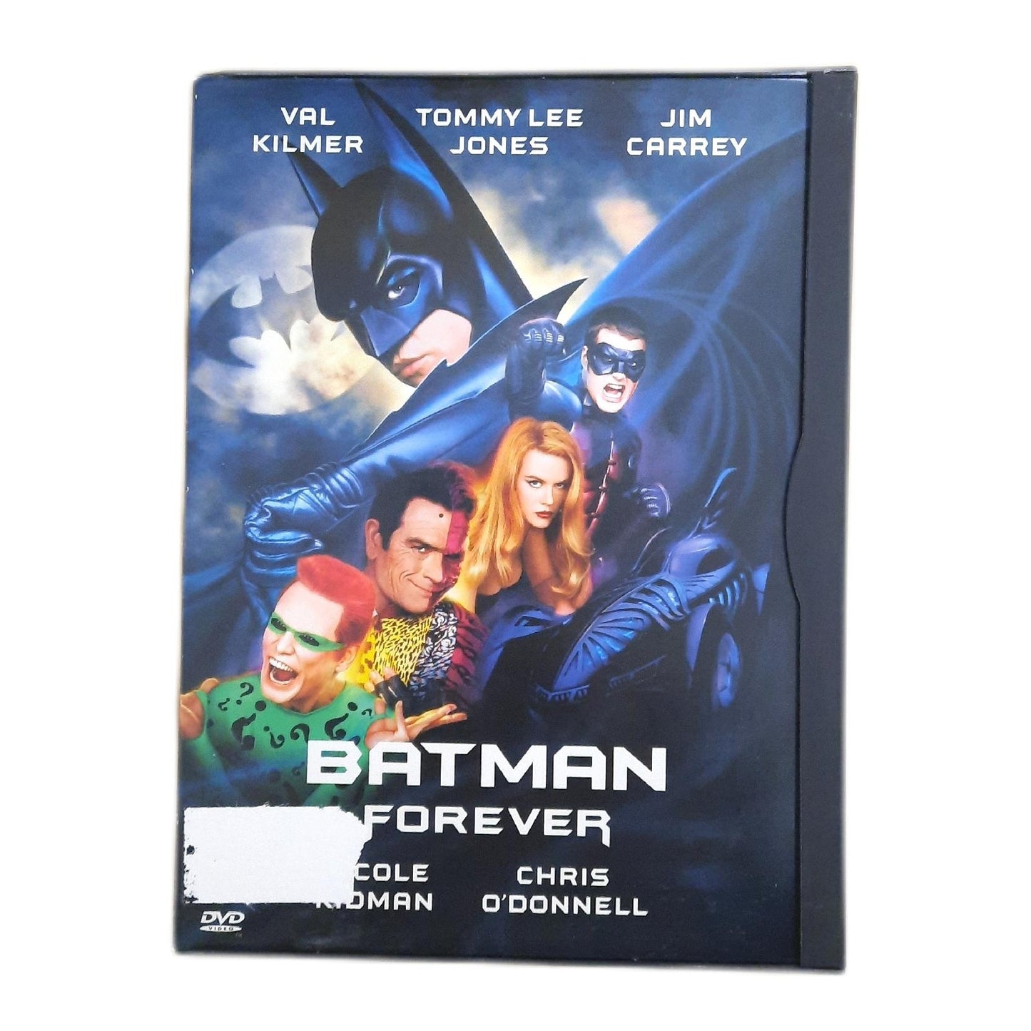 Batman Forever, Riddler, Harvey Two-Face, Val Kilmer, Jim Carrey, Deutsch,