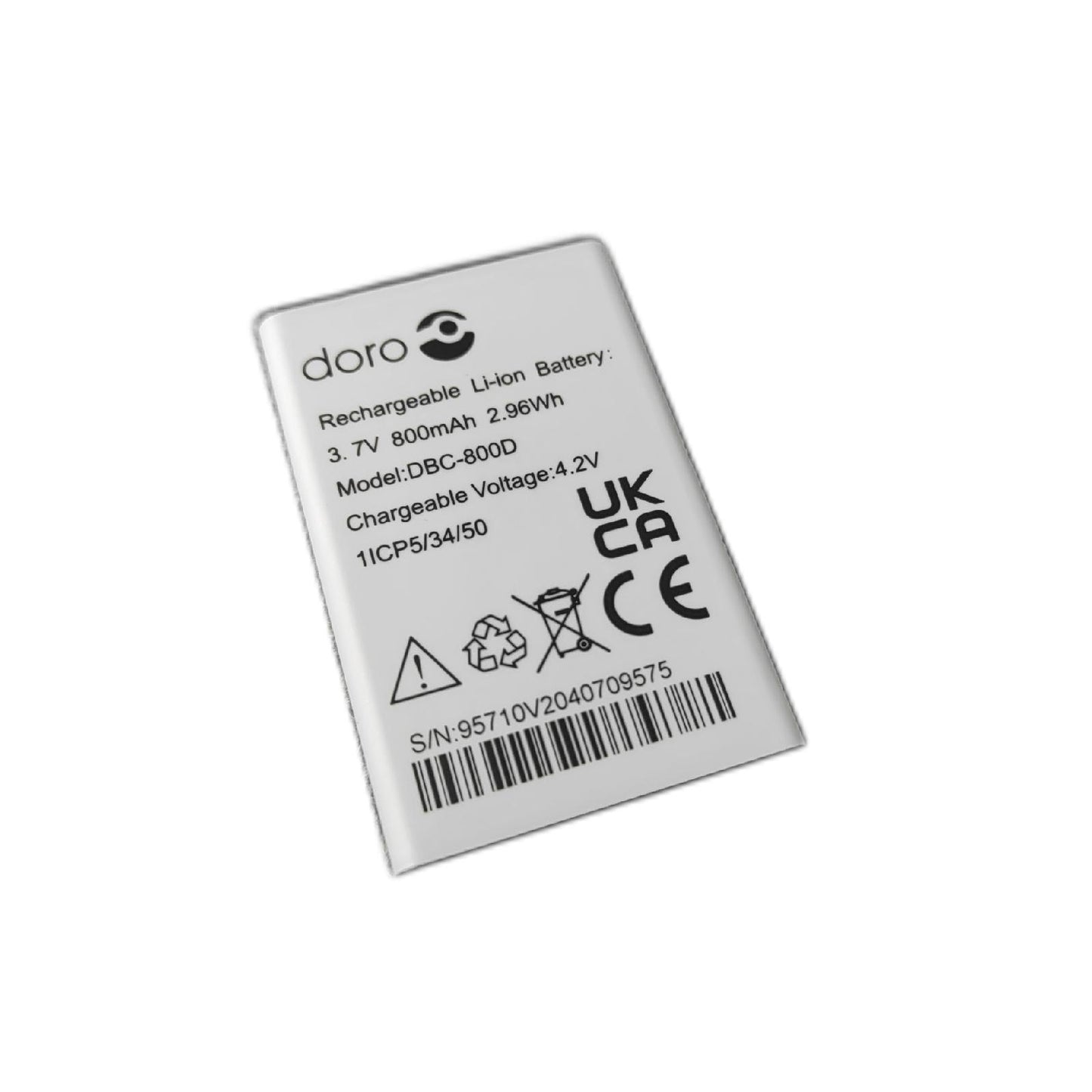 Doro Ersatzakku Zubehör Telefon 603x 605x Akkutausch Lithium Polymer Technologie