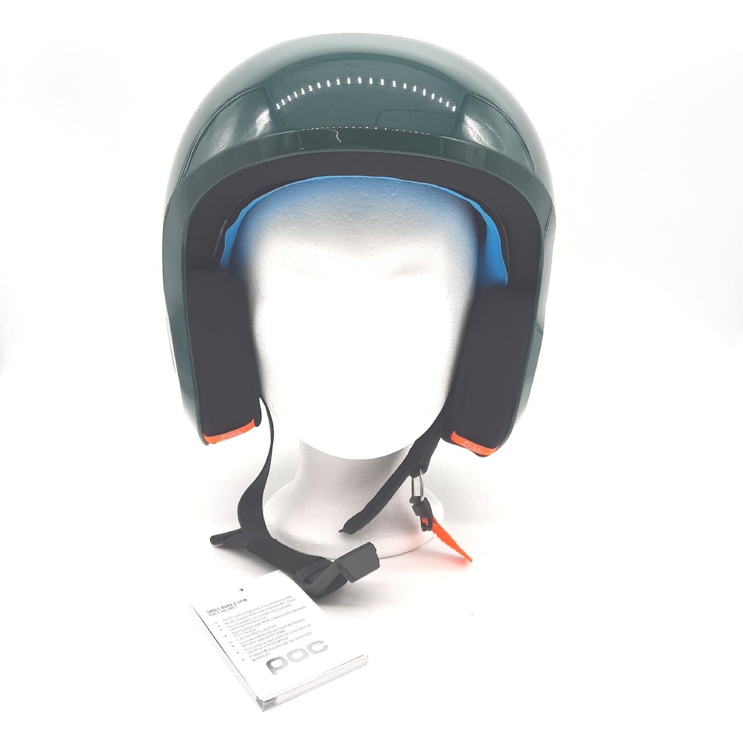 Poc Skihelm Helm Ski Rennsport Skull Dura X Spin Schutz Moldanite Grün XL XXL 59 62Cm