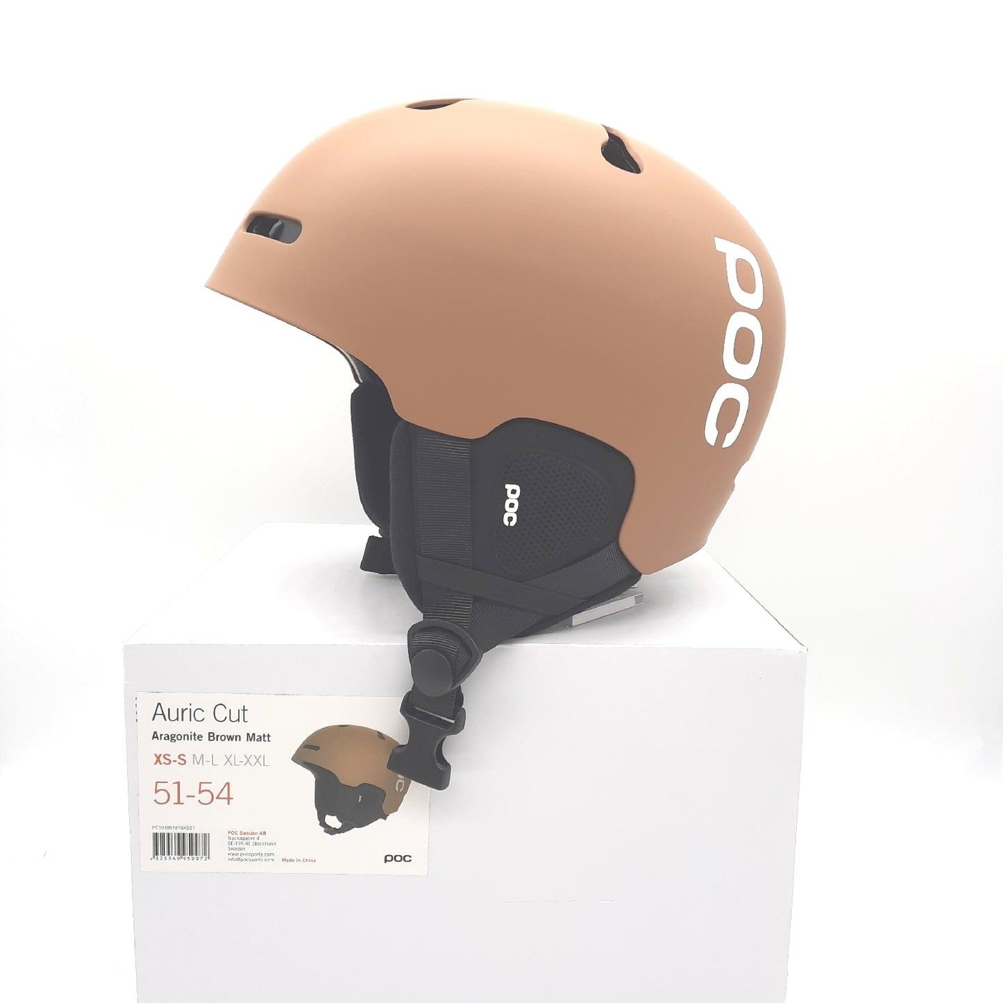 POC Skihelm Snowboardhelm Aragonite Brown Matt XS S 51 54cm vielseitig Schutz;Snowboardhelm;Schutz vielseitig Aragonite Matt Brown