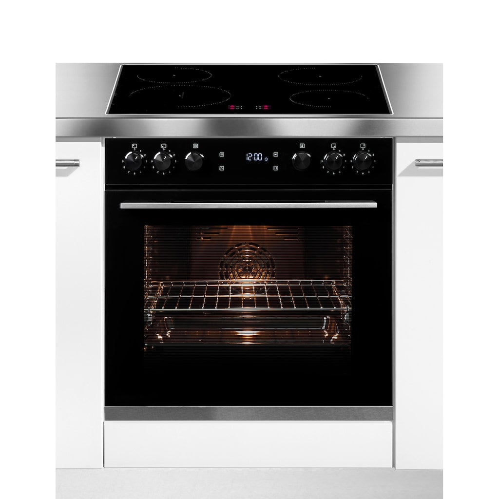 HANSEATIC Induktions Herd-Set HBCO7210A1+HI46074CA, 60 cm, schwarz