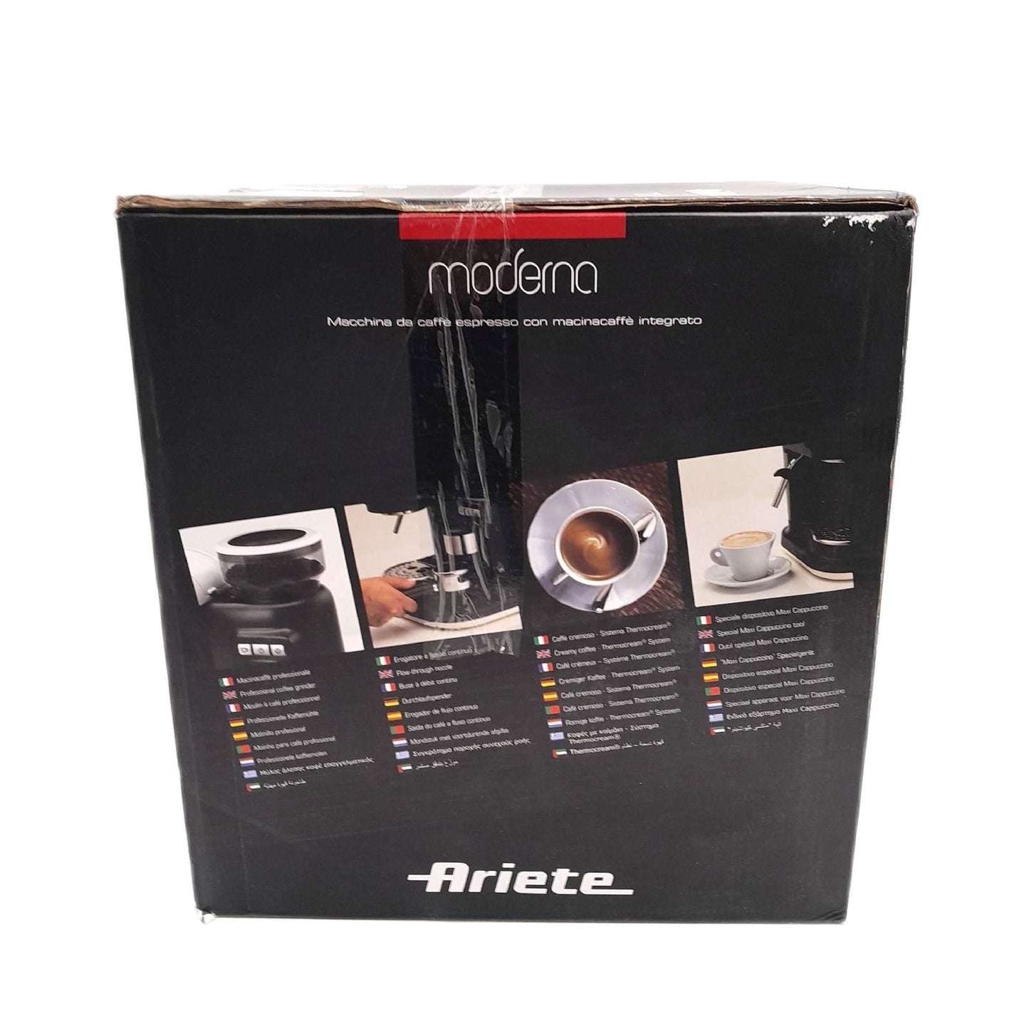 Ariete Kaffeemaschine Haushaltsgeräte 1318 integrierte Kaffeemuhle kraft