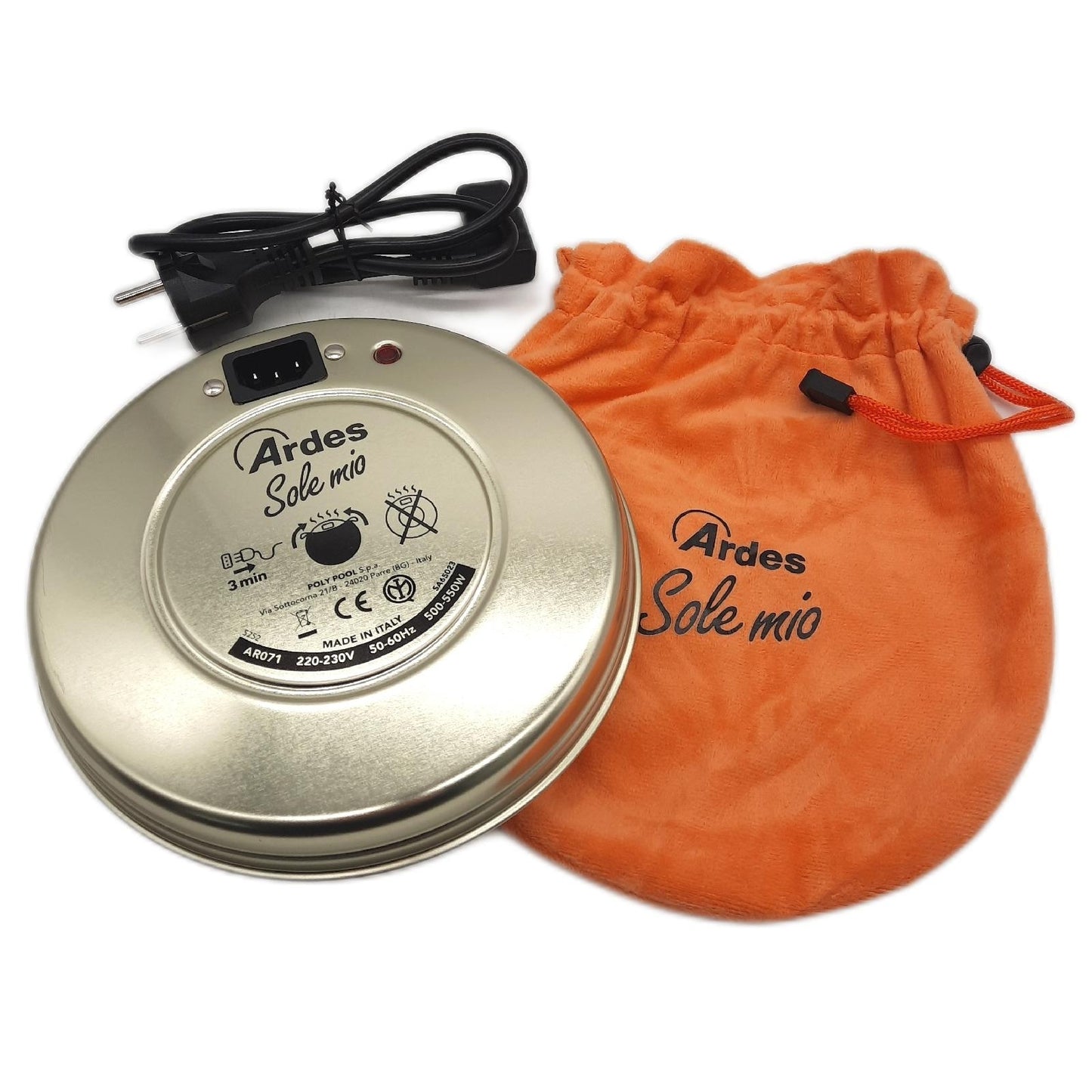 Ardes Sole Mio Elektrowärmer mit Spionlampe und Sicherheitsthermostat, Bronze, O