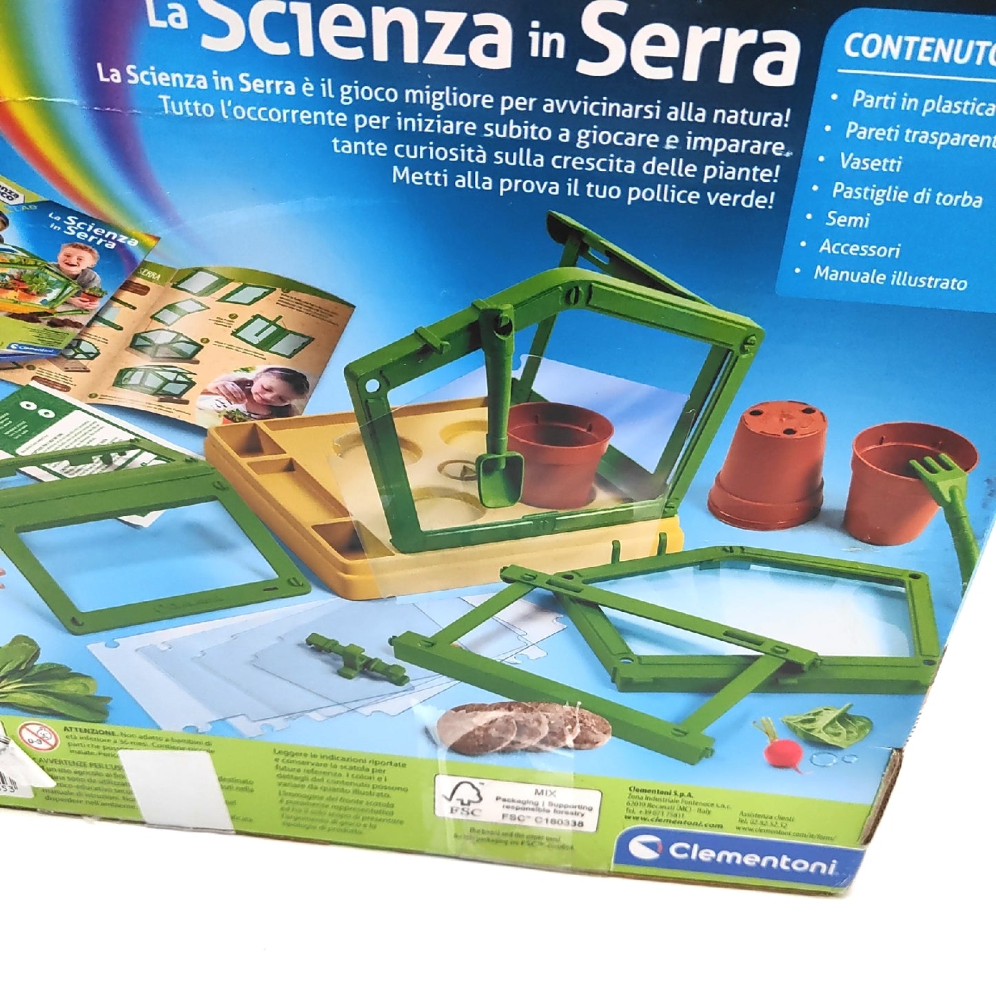 Clementoni Lernspiel Wissenschaft Spielzeug 19365 Wissenschaft im Gewachshaus Experimentieren entdecken