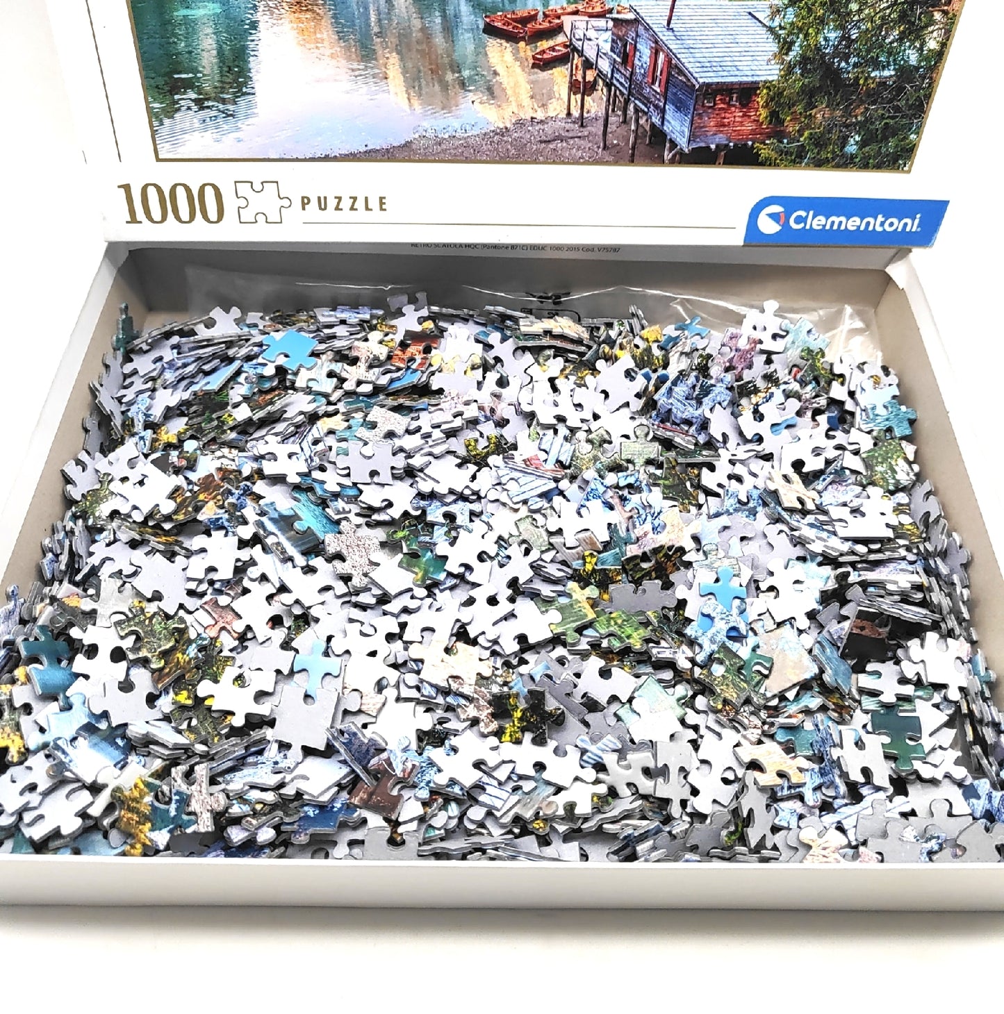 Clementoni Puzzle Puzzle Spiel Erwachsene Clementoni Emerald Braies Lake 1000 Teile Spaßerlebnis