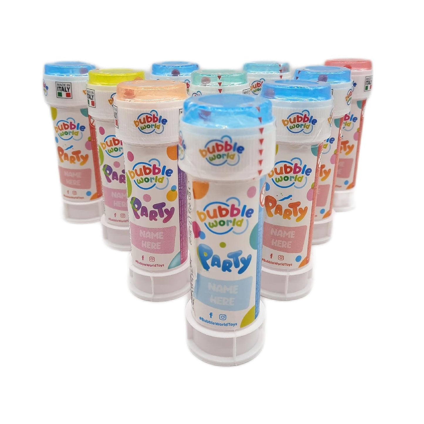 Dulcop 414.0720000 - Seifenblasen Party Pack, 10 Flaschen, 60 ml - Unvollständig