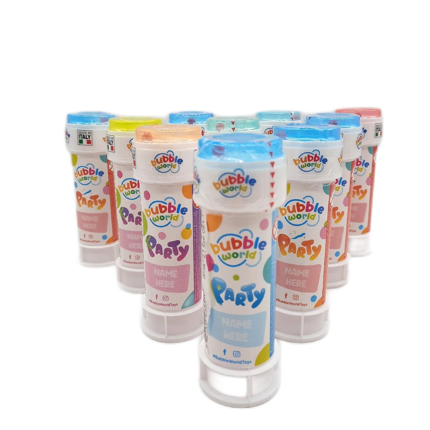 Dulcop 414.0720000 - Seifenblasen Party Pack, 10 Flaschen, 60 ml - Unvollständig