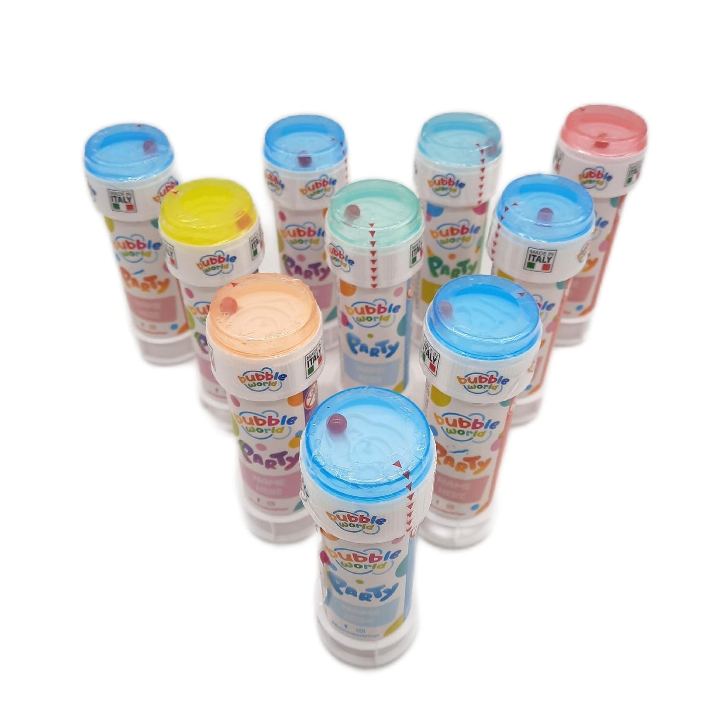 Dulcop 414.0720000 - Seifenblasen Party Pack, 10 Flaschen, 60 ml - Unvollständig