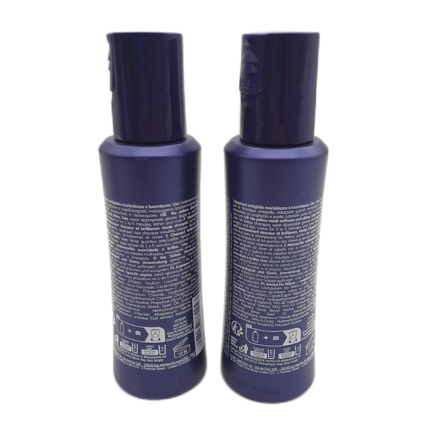 Fanola Haarpflege Set Shampoo Maske No Yellow Christmas Box Anti Gelbstich Glanz Geschmeid