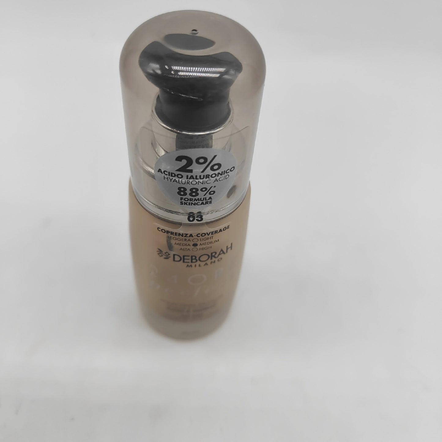 Deborah Milano Flüssige Foundation Make Up 24 Hour Perfect Hydrating SPF 20 Caramel Te