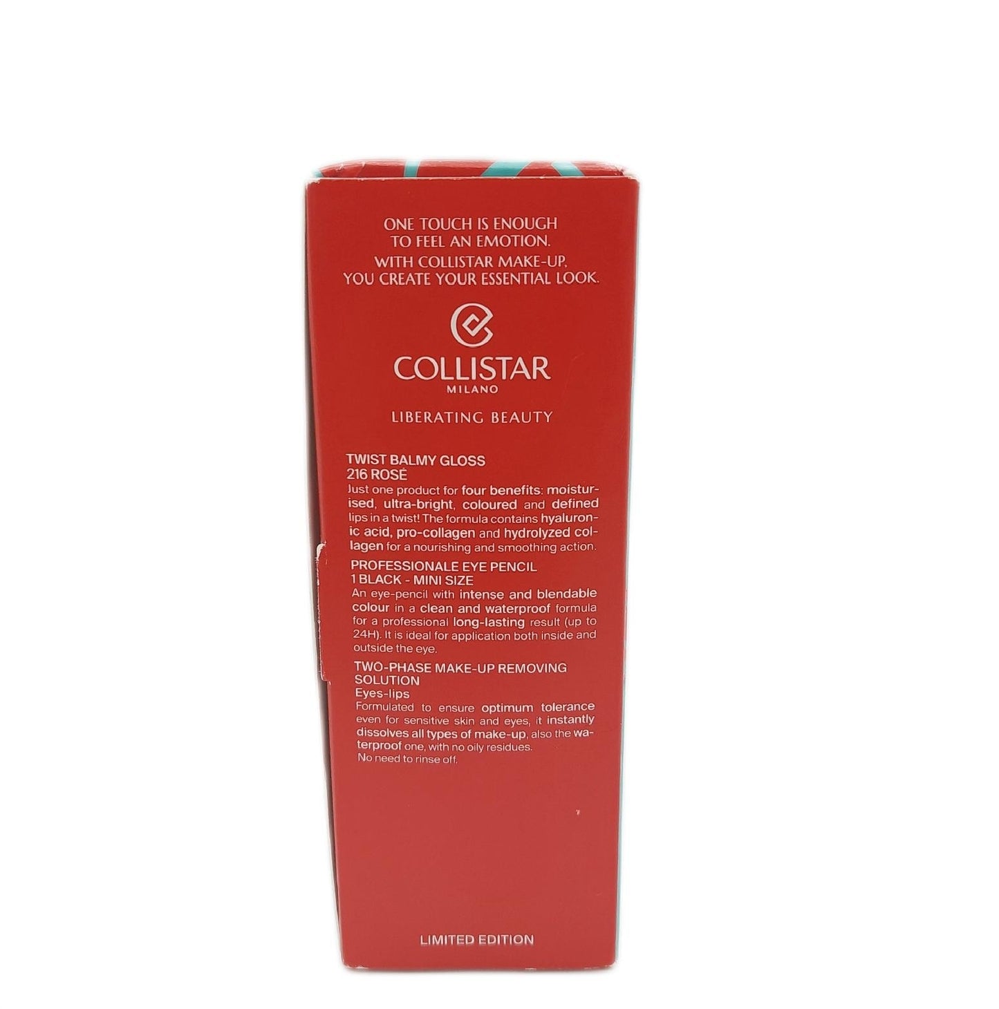 Collistar Geschenkset Damen Beauty Kosmetik Twist Balmy Gloss Mini Professional Pencil Pflege