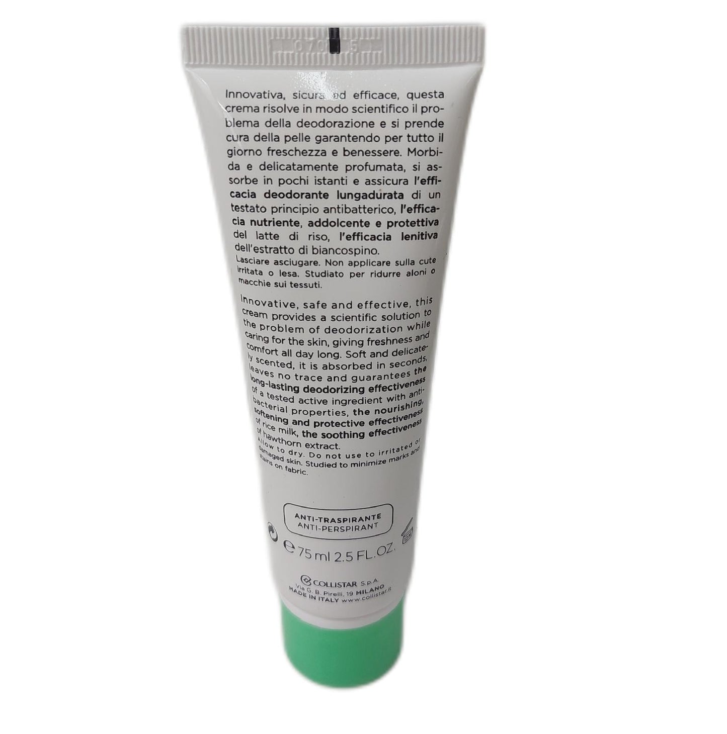 Collistar Deodorant Körperpflege Multiaktiv 24 Stunden Körpercreme pflegend beruhigend für