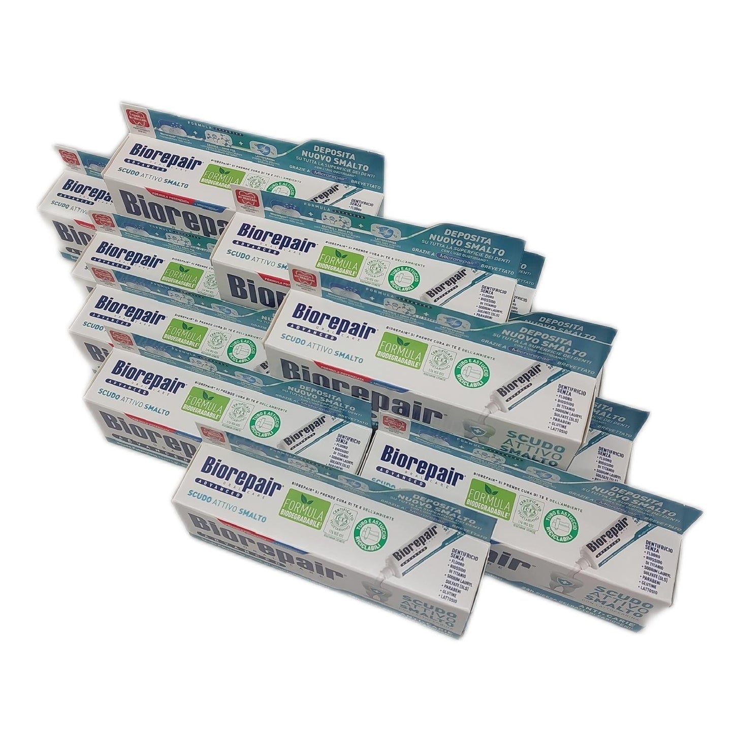 Biorepair Zahnpasta Zahnpflege Advanced Active Shield Anti Karies Schutz für Zähne