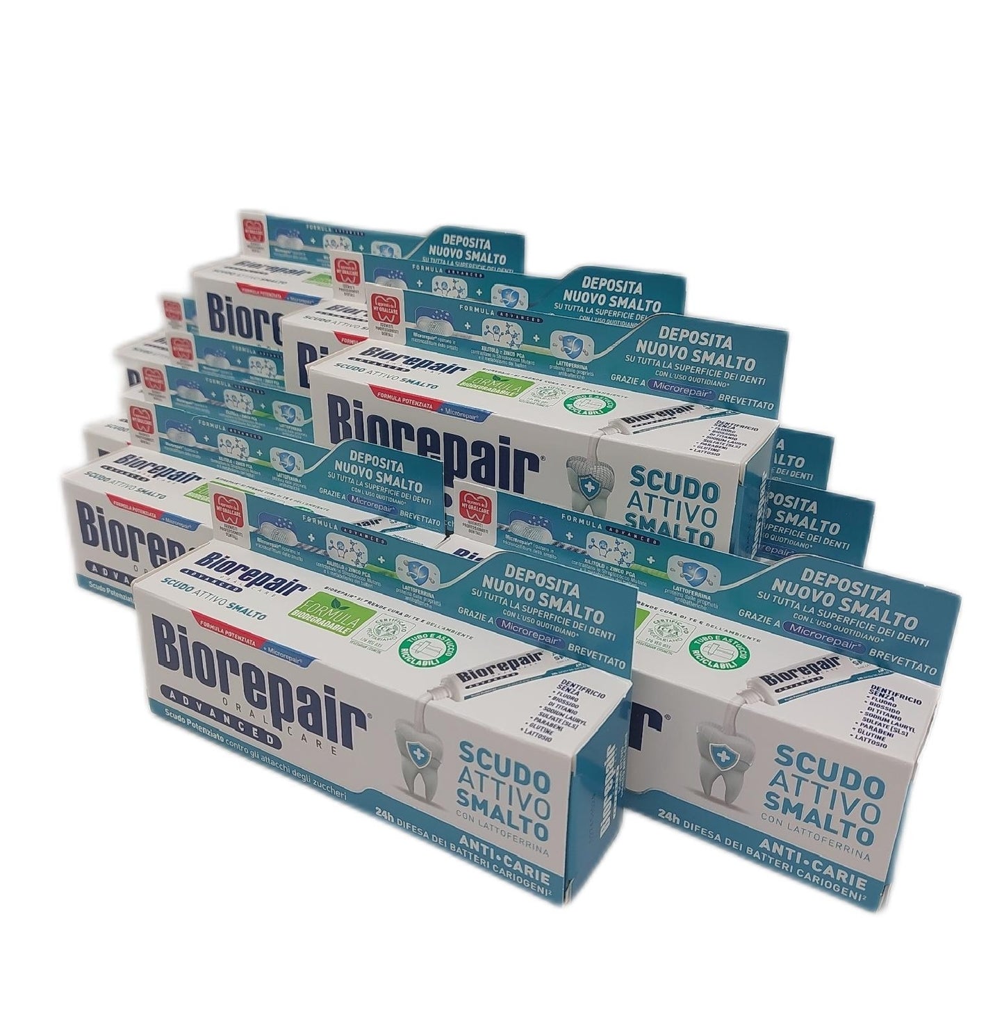 Biorepair Zahnpasta Zahnpflege Advanced Active Shield Anti Karies Schutz für Zähne