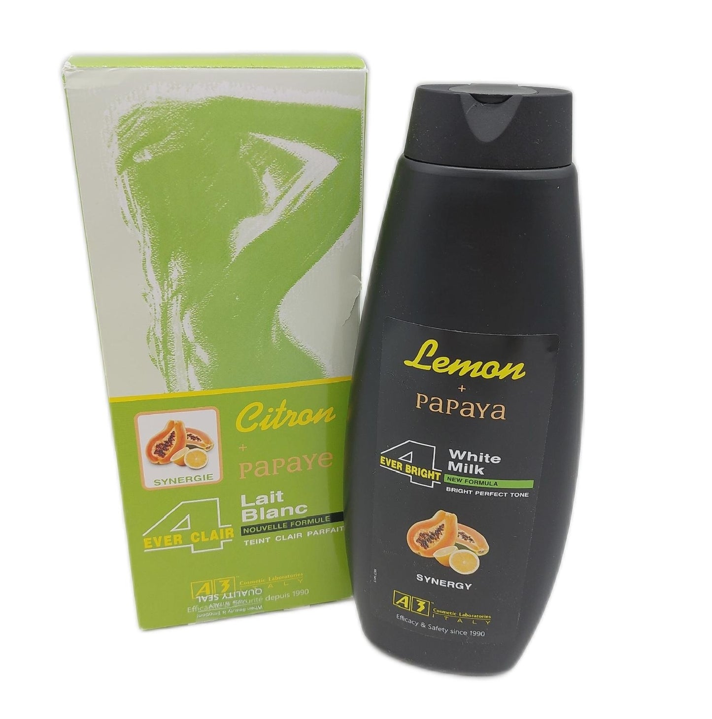 A3 Zitronen-Papaya-Weißmilch 400 ml, Prestige Bade- und Duschgel