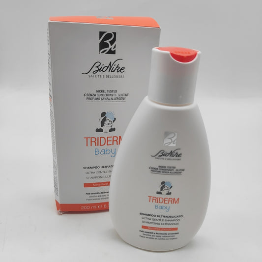 Bionike Tridem Baby Ultra-Delicate Shampoo für --geborene und Kinder mit empfindlicher Haut