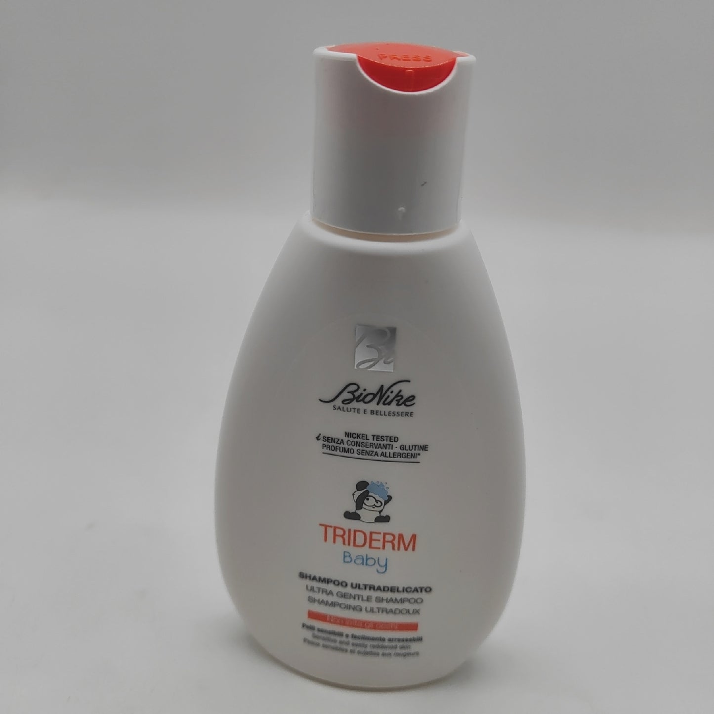 Bionike Tridem Baby Ultra-Delicate Shampoo für --geborene und Kinder mit empfindlicher Haut