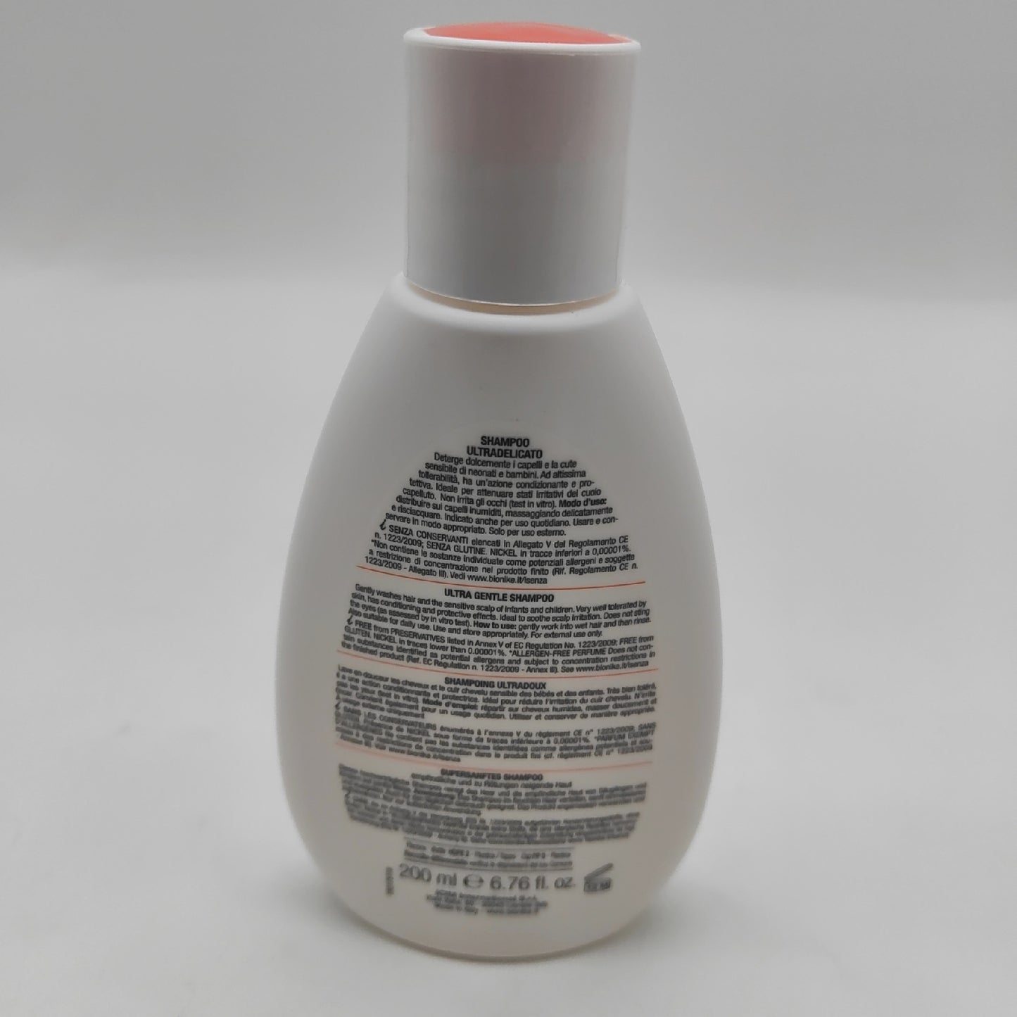 Bionike Tridem Baby Ultra-Delicate Shampoo für --geborene und Kinder mit empfindlicher Haut