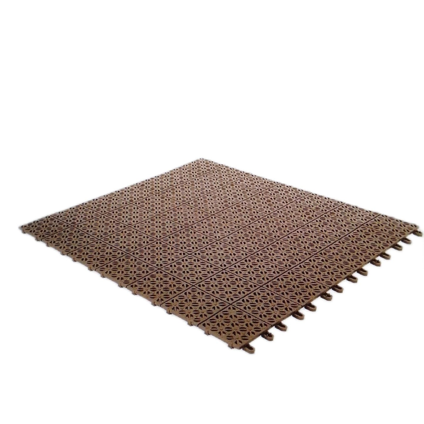 Klickfliese Bodenbelag Kunststoff Braun 555 x 555 cm Wohnraum Gestaltung pflege