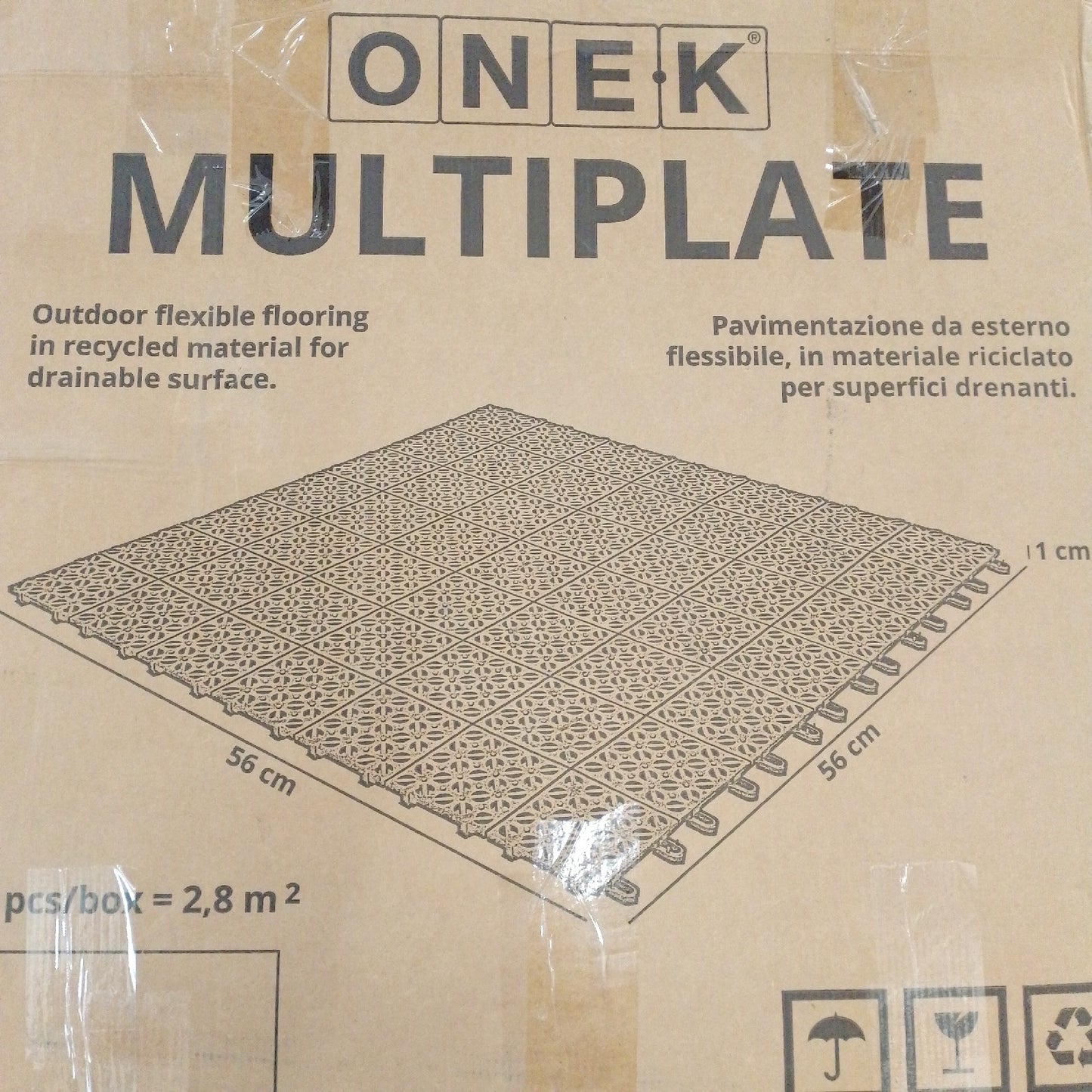 Klickfliese Bodenbelag Kunststoff Braun 555 x 555 cm Wohnraum Gestaltung pflege