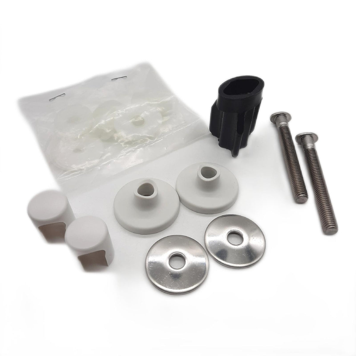 Duravit WC-Sitz D-Code mit Absenkautomatik - Toilettensitz aus Duroplast, D-Form, Soft-Close, Edelstahl-Scharniere, Weiß Hochglanz, Passend für Duravit D-Code Serie