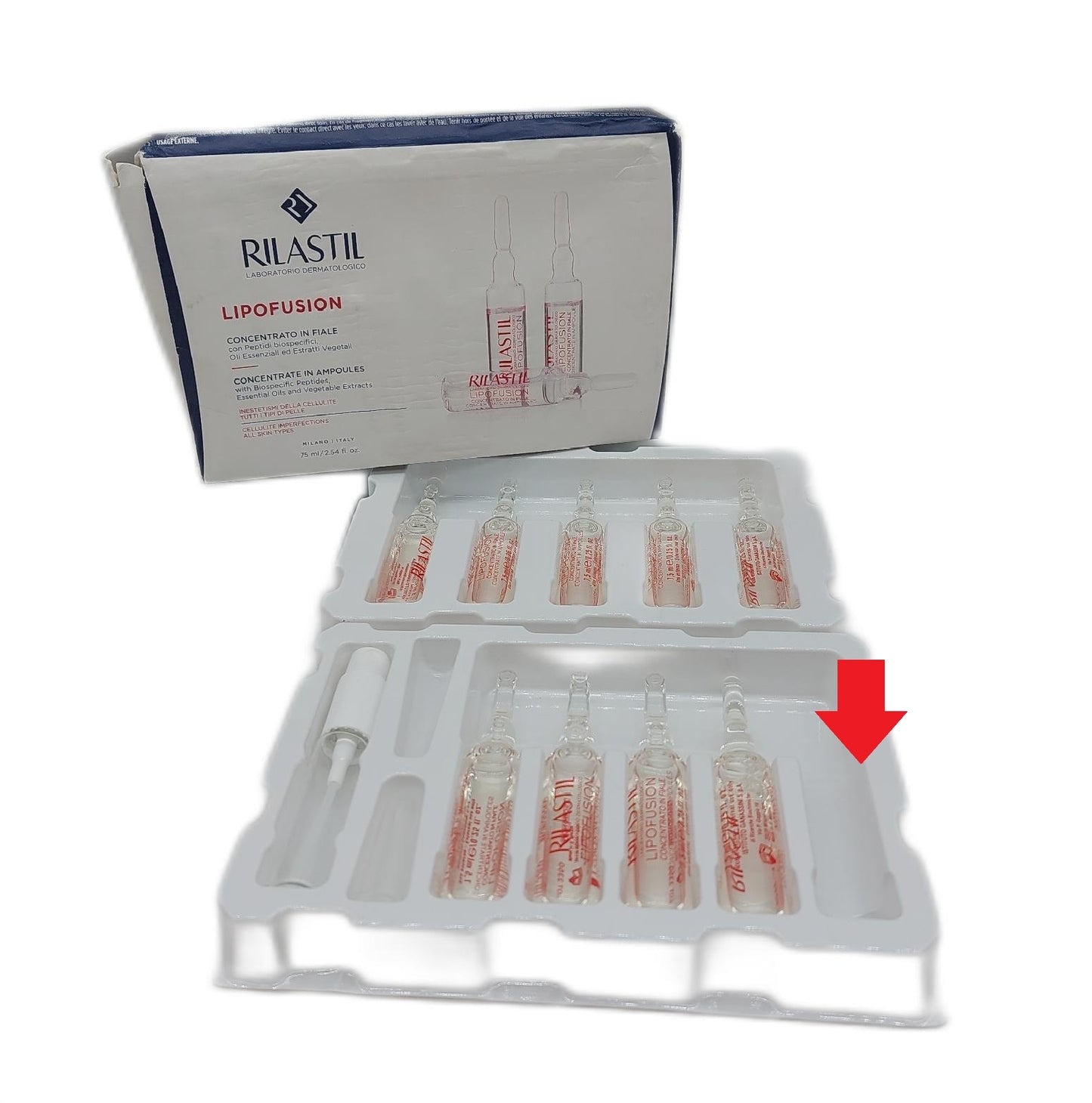 Rilastil Lipofusion Konzentrat Ampullen Cellulite 9 Ampullen Bilder