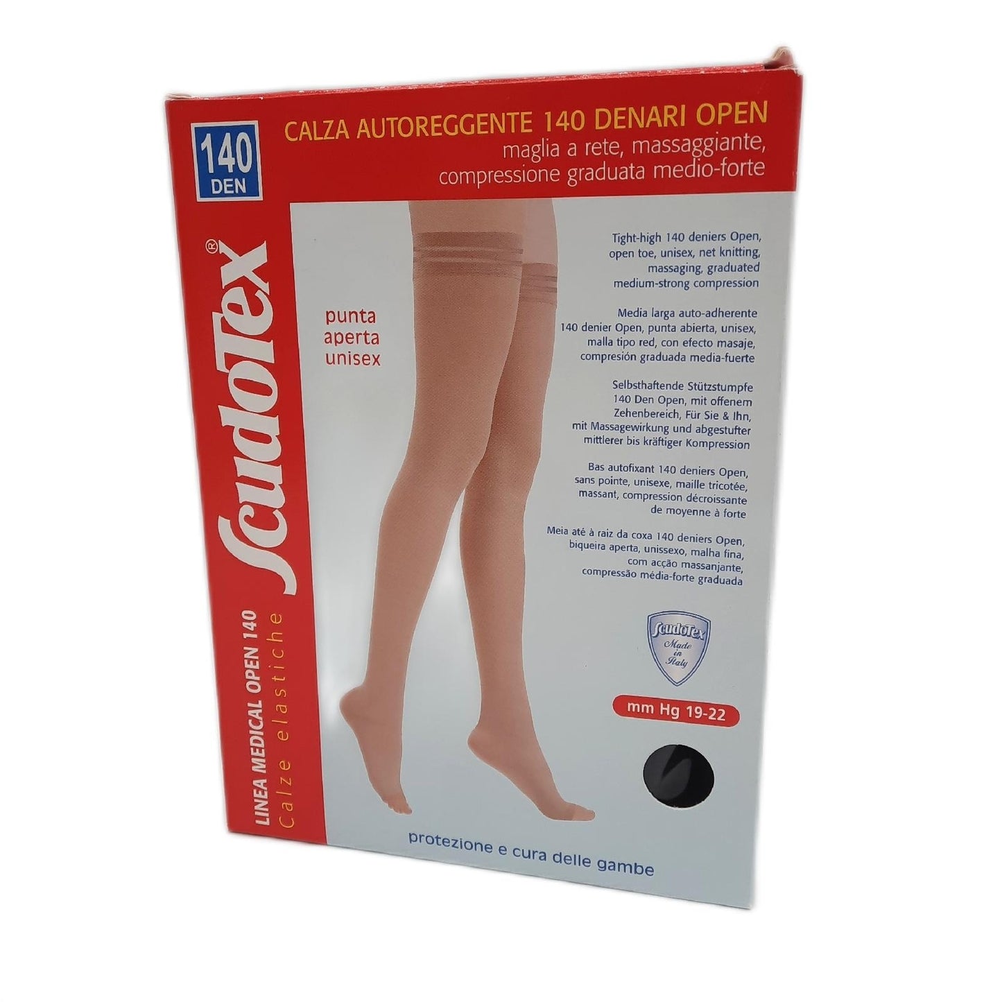 SCUDOTEX Hold-ups Open Schwarz Größe 2 140 Denier Misc Health Care (14,24)