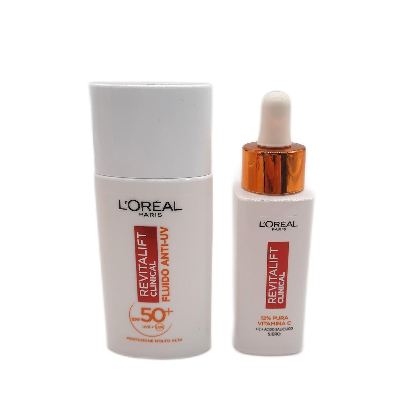 L'Oréal Paris Weihnachtsbox 2024 mit UV-Schutzflüssigkeit SPF50+ - Unvollständig
