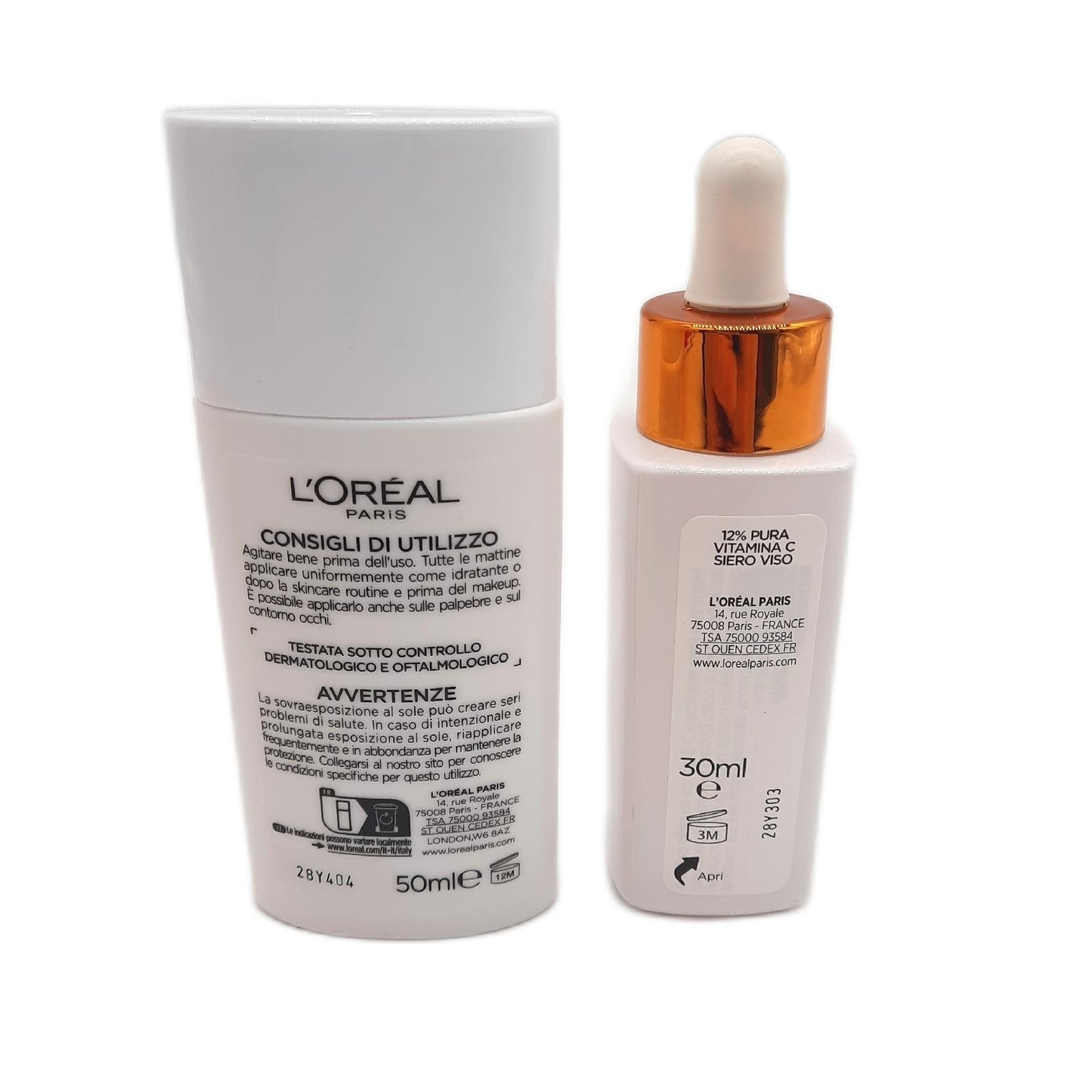 L'Oréal Paris Weihnachtsbox 2024 mit UV-Schutzflüssigkeit SPF50+ - Unvollständig