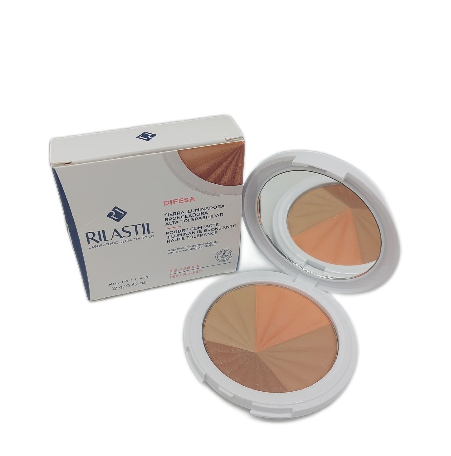 Rilastil Bronzer Make up Gesicht Illuminierend Pflegend Empfindliche Haut 9 g