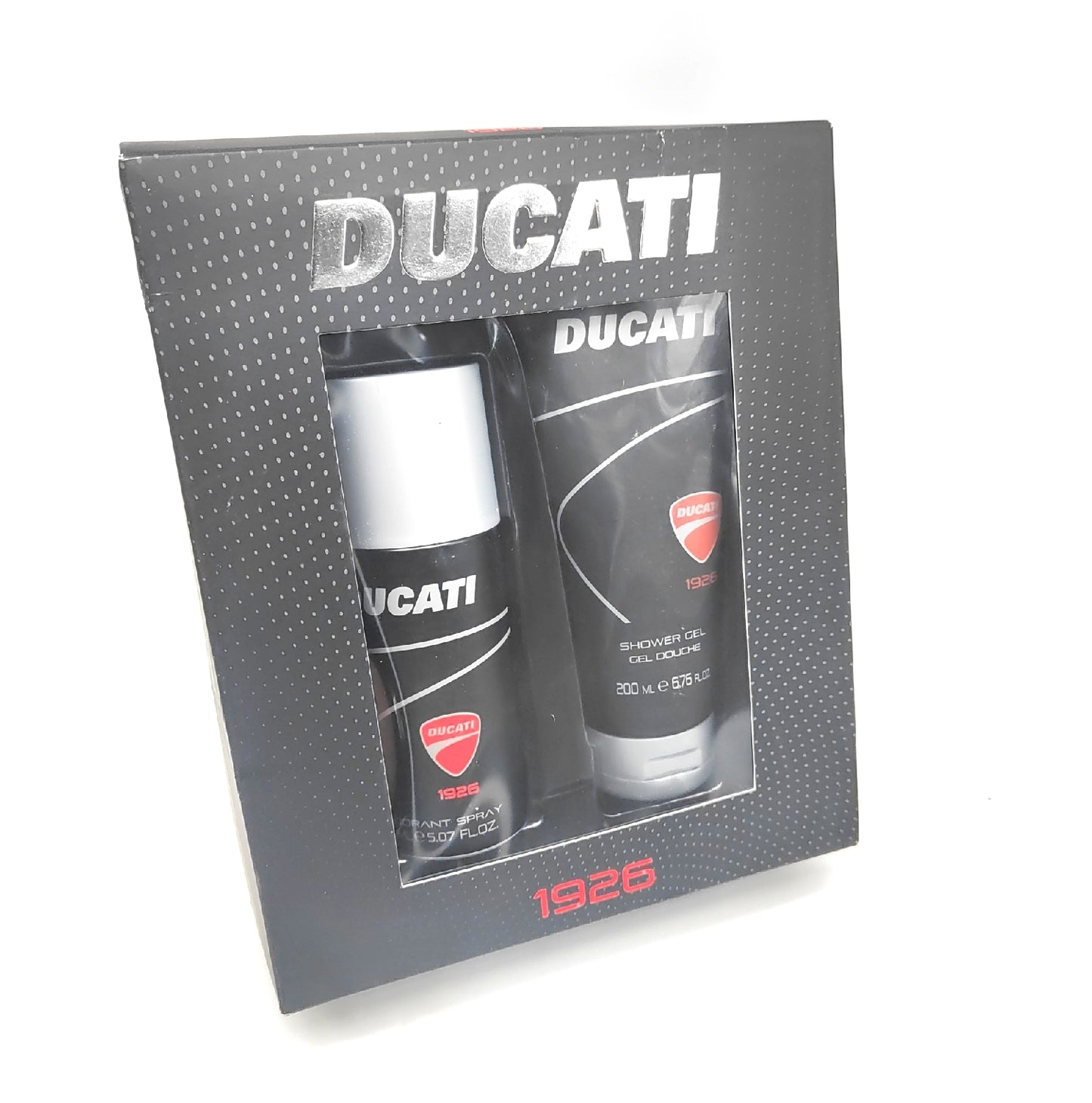 Ducati Geschenkset Bade und Körperpflege Männer Deo Duschgel Holziger orientalischer Duft für