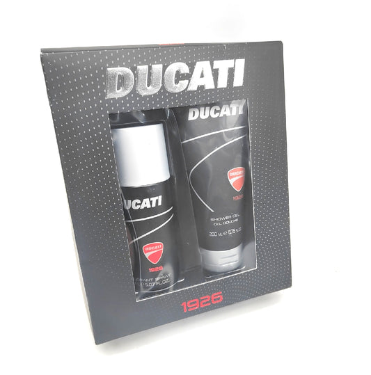 Ducati Geschenkset Bade und Körperpflege Männer Deo Duschgel Holziger orientalischer Duft für