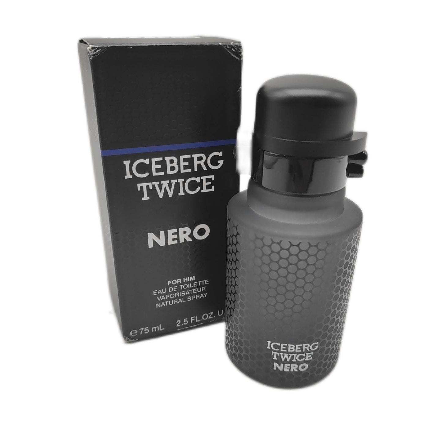 Iceberg Herrenparfüm Eau de Toilette Twice Nero holzige Noten Männer Duft 75