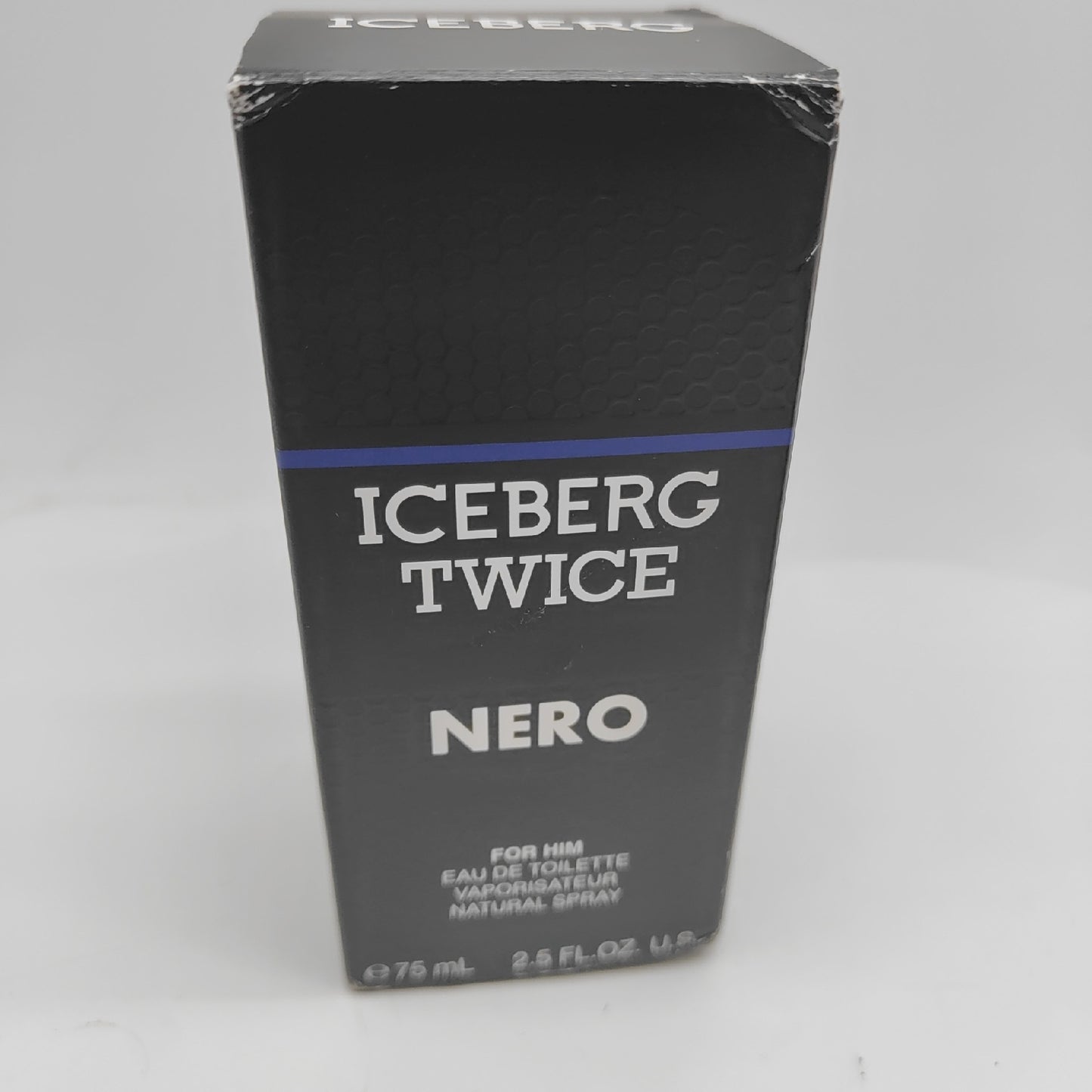 Iceberg Herrenparfüm Eau de Toilette Twice Nero holzige Noten Männer Duft 75
