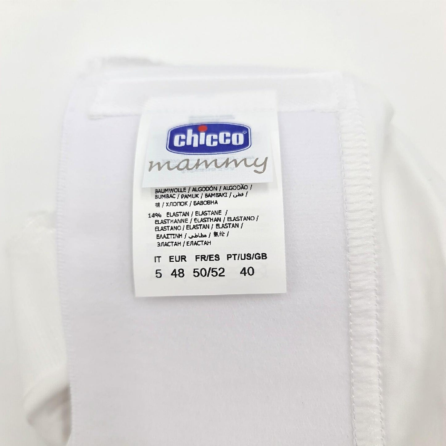 Chicco 00001155000500 preparto Jacke, Weiß, Größe 48 EU