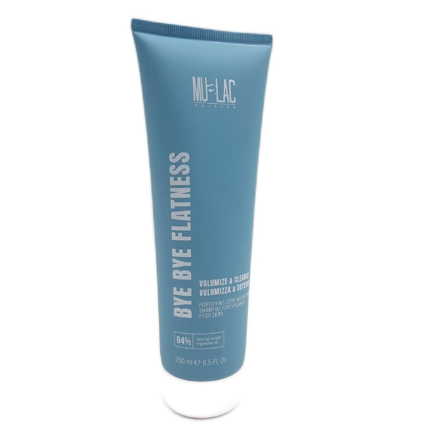 Mulac Shampoo Haarpflege Bye Flatness kräftigendes volumengebendes Shampoo für dünnes Haar