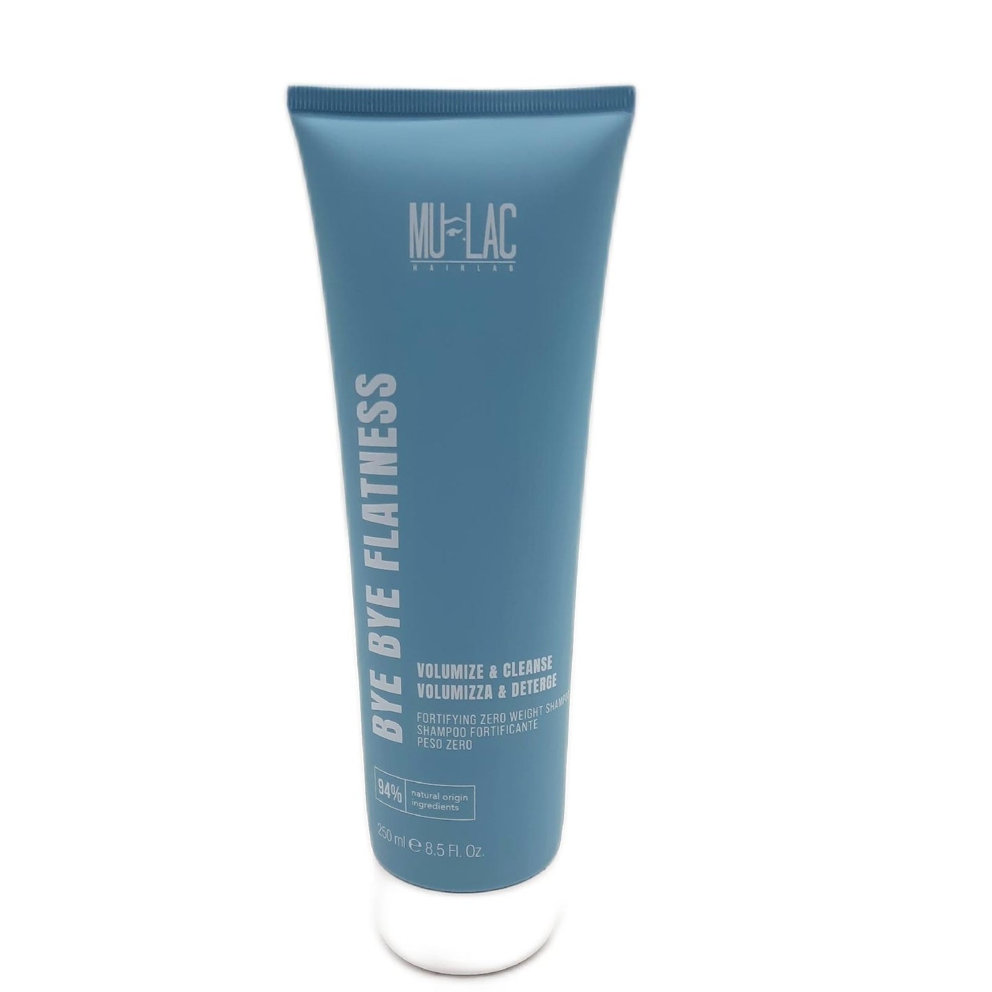 Mulac Shampoo Haarpflege Bye Flatness kräftigendes volumengebendes Shampoo für dünnes Haar