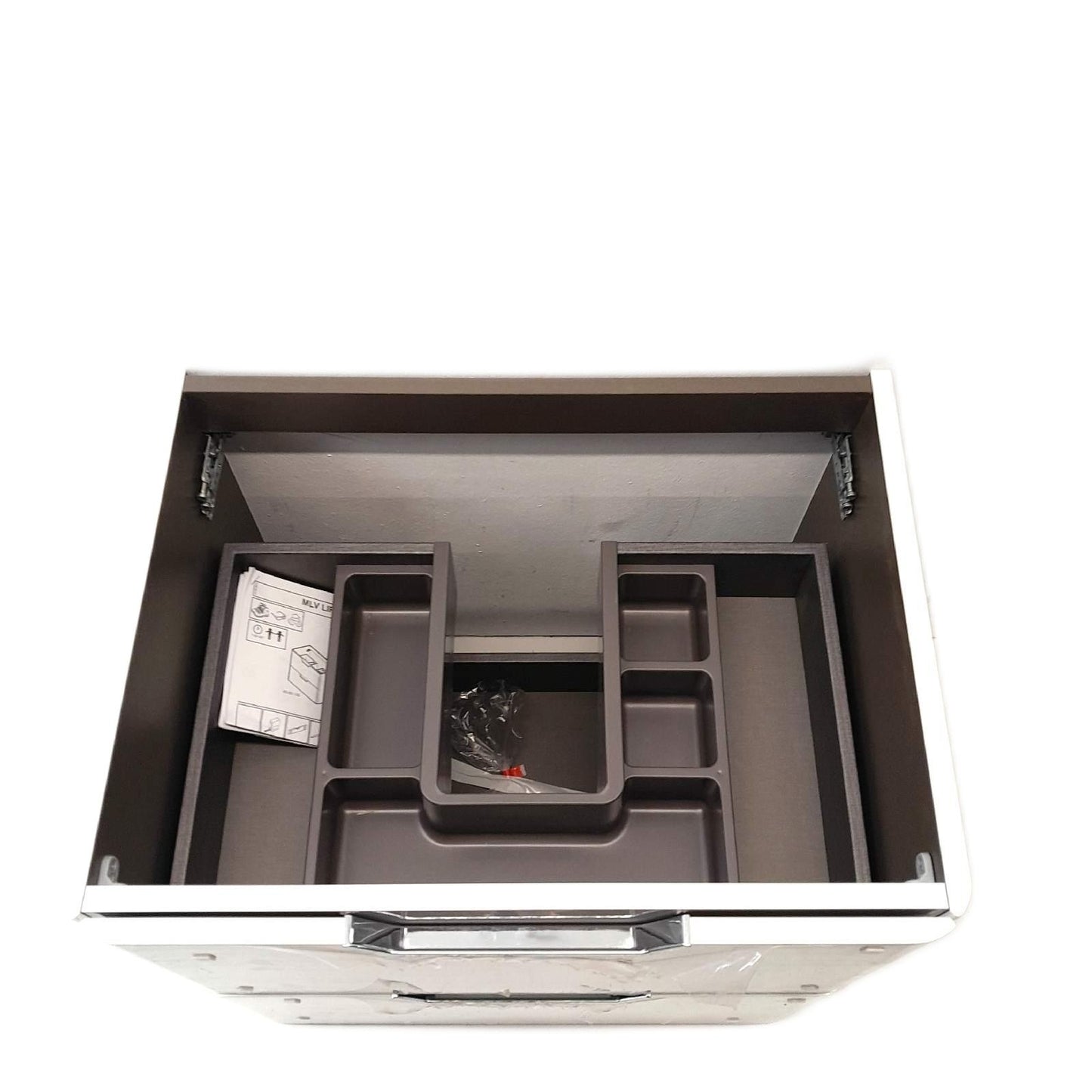 Beauty Waschtischunterschrank 45 x 59,5 x 56,5 cm, Wei�, Hochglanz