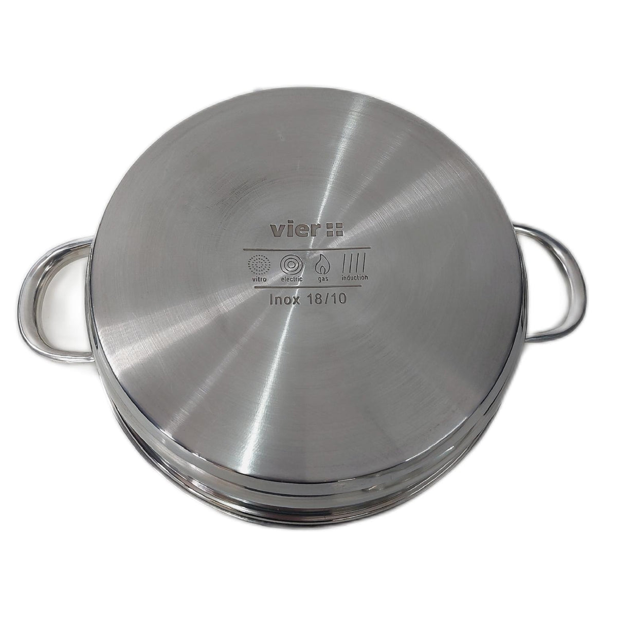 Edelstahl Kochtopf Küche Niedriger Kochtopf 26 cm Kochen Zubere