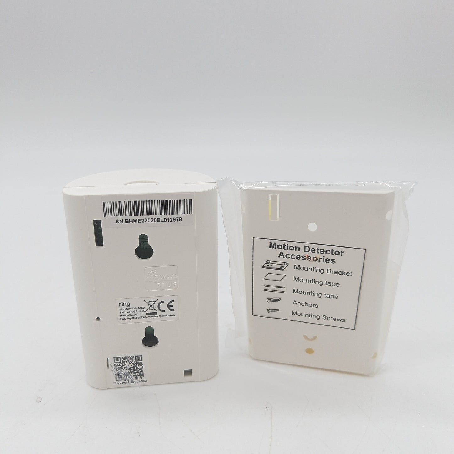 Ring Alarm Bewegungsmelder, Weiß, Batteriebetrieben, 4,5 x 6,2 x 9 cm