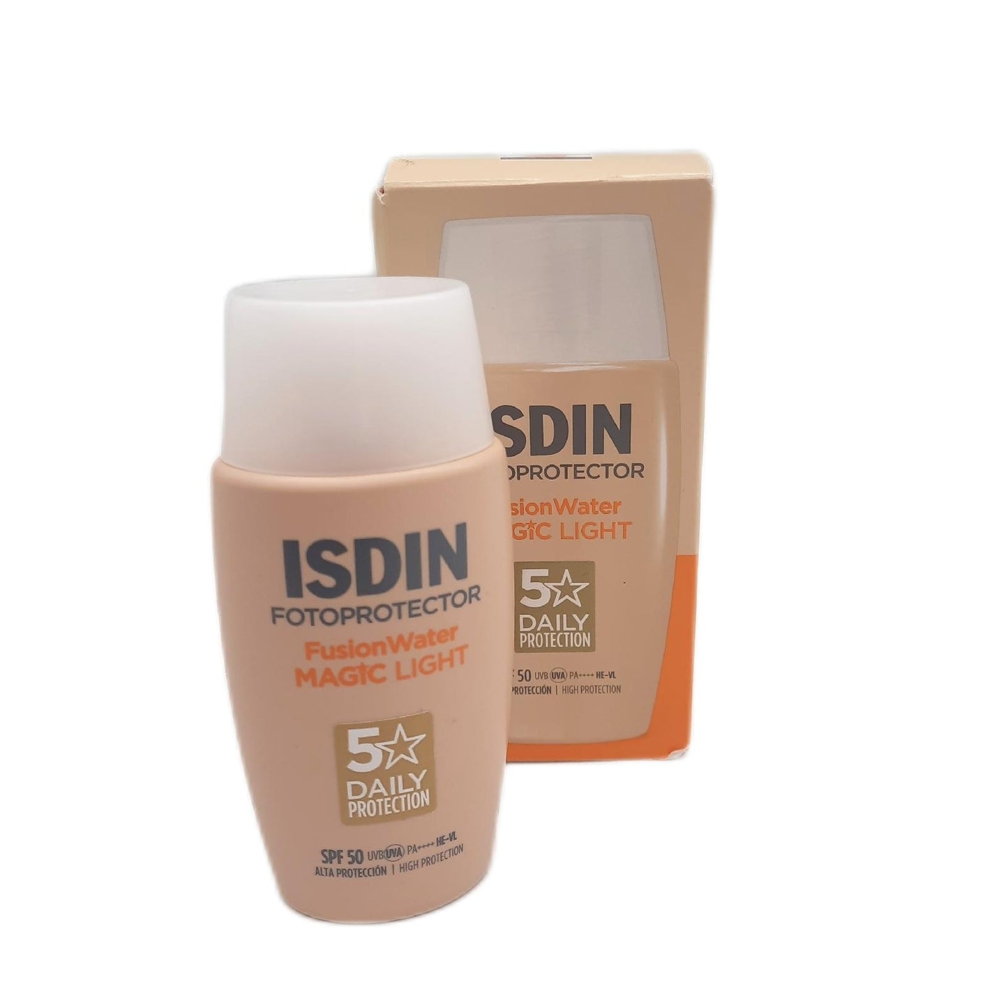 Isdin Gesichtssonnencreme Sonnenschutz Fusion Water Magic Color Light SPF 50 Getönt Pflege