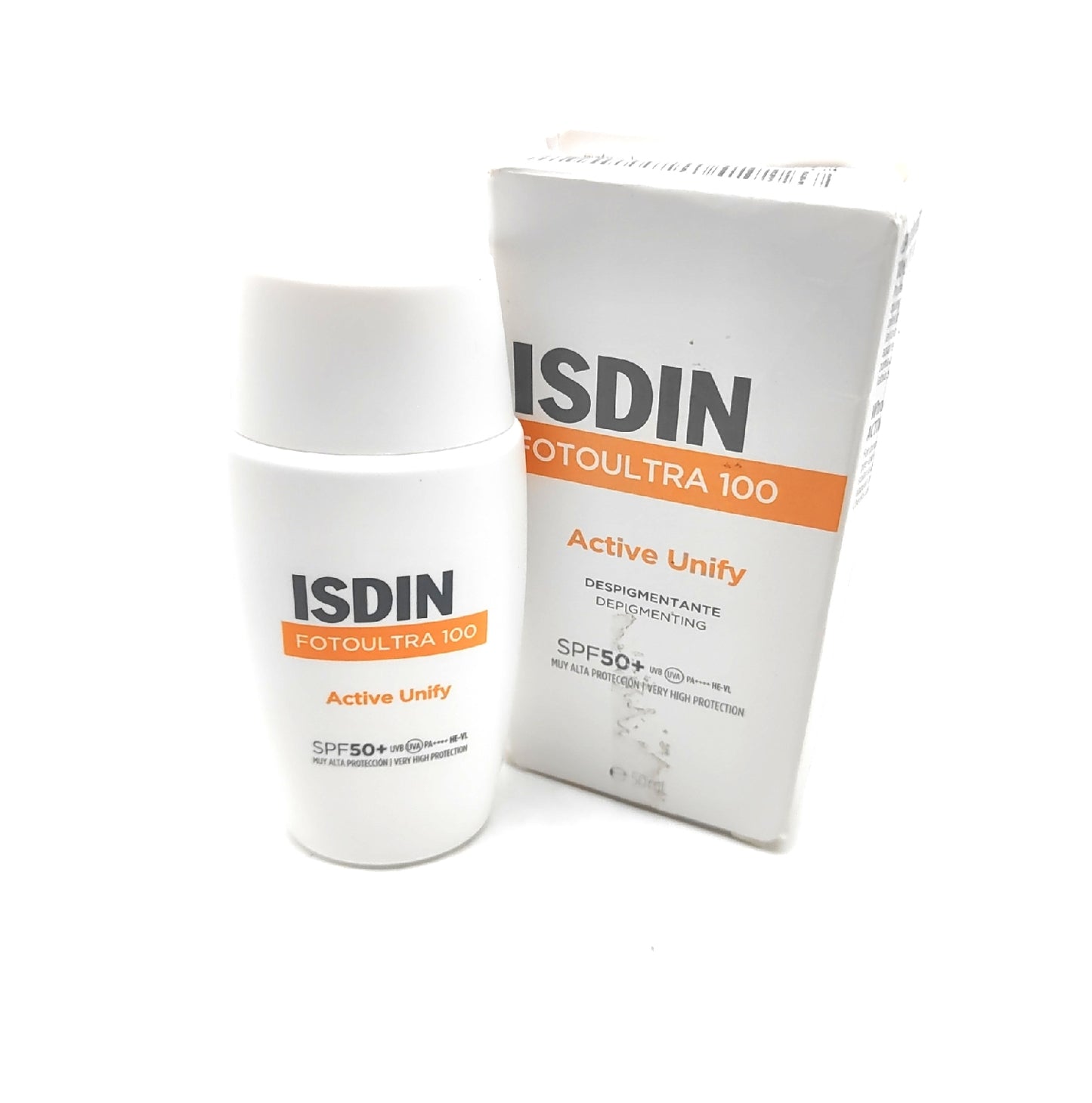 ISDIN Sonnenschutz Gesicht Gesichtspflege FotoUltra Active Unify LSF 50 Hellt auf
