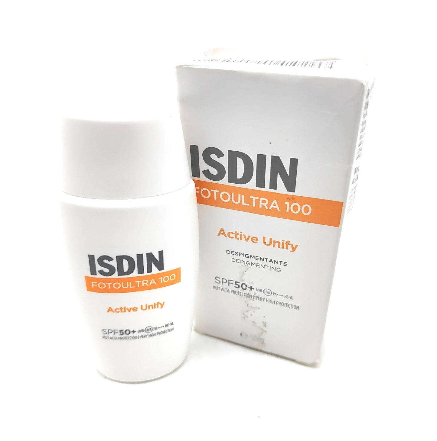 ISDIN Sonnenschutz Gesicht Gesichtspflege FotoUltra Active Unify LSF 50 Hellt auf