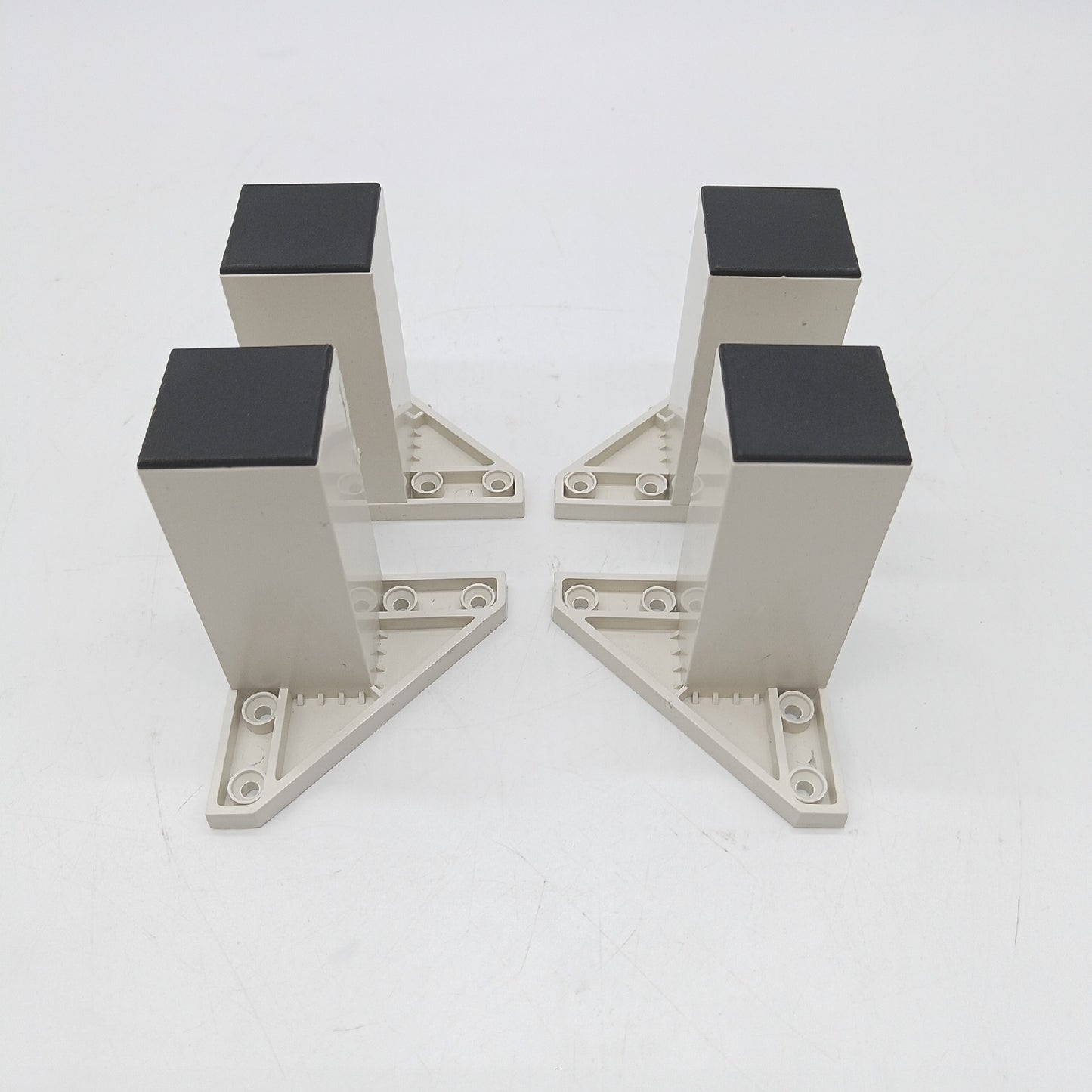 Möbelfuß Set Kunststoff Möbelfüße 40 x 40 x 100