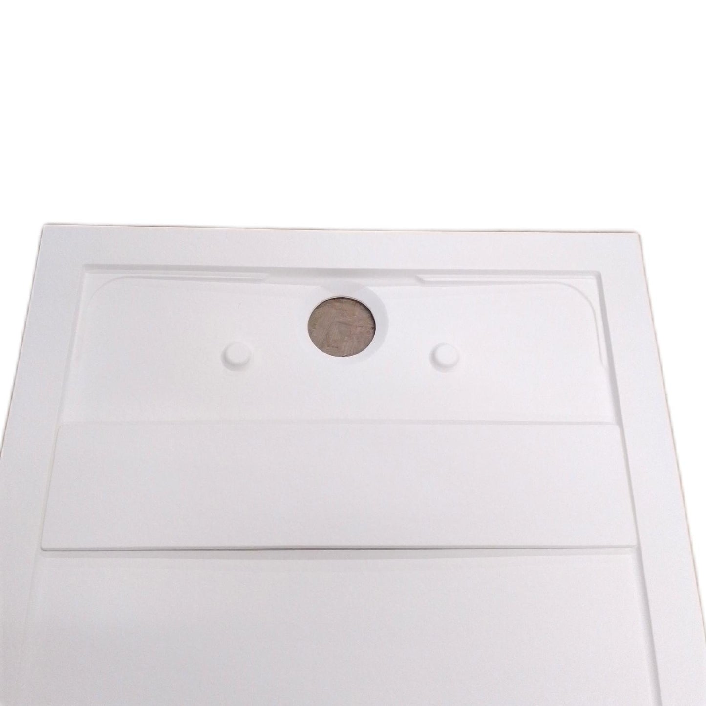 New York Duschwanne Badaccessoires 100 x 80 cm Faser Kunststoff Verbund