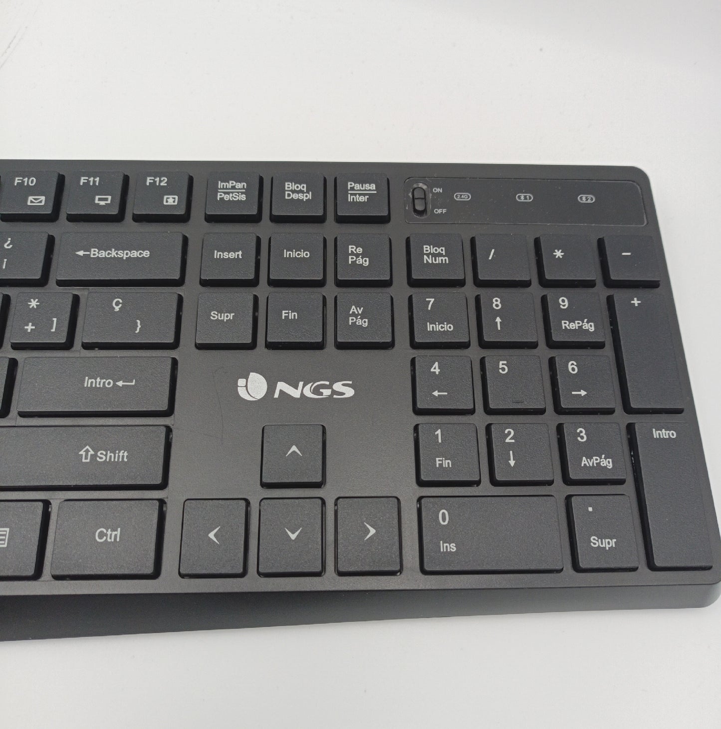 NGS Tastatur und Maus Set Computer Zubehör Hype Kabelloses Multimodus Qwerty