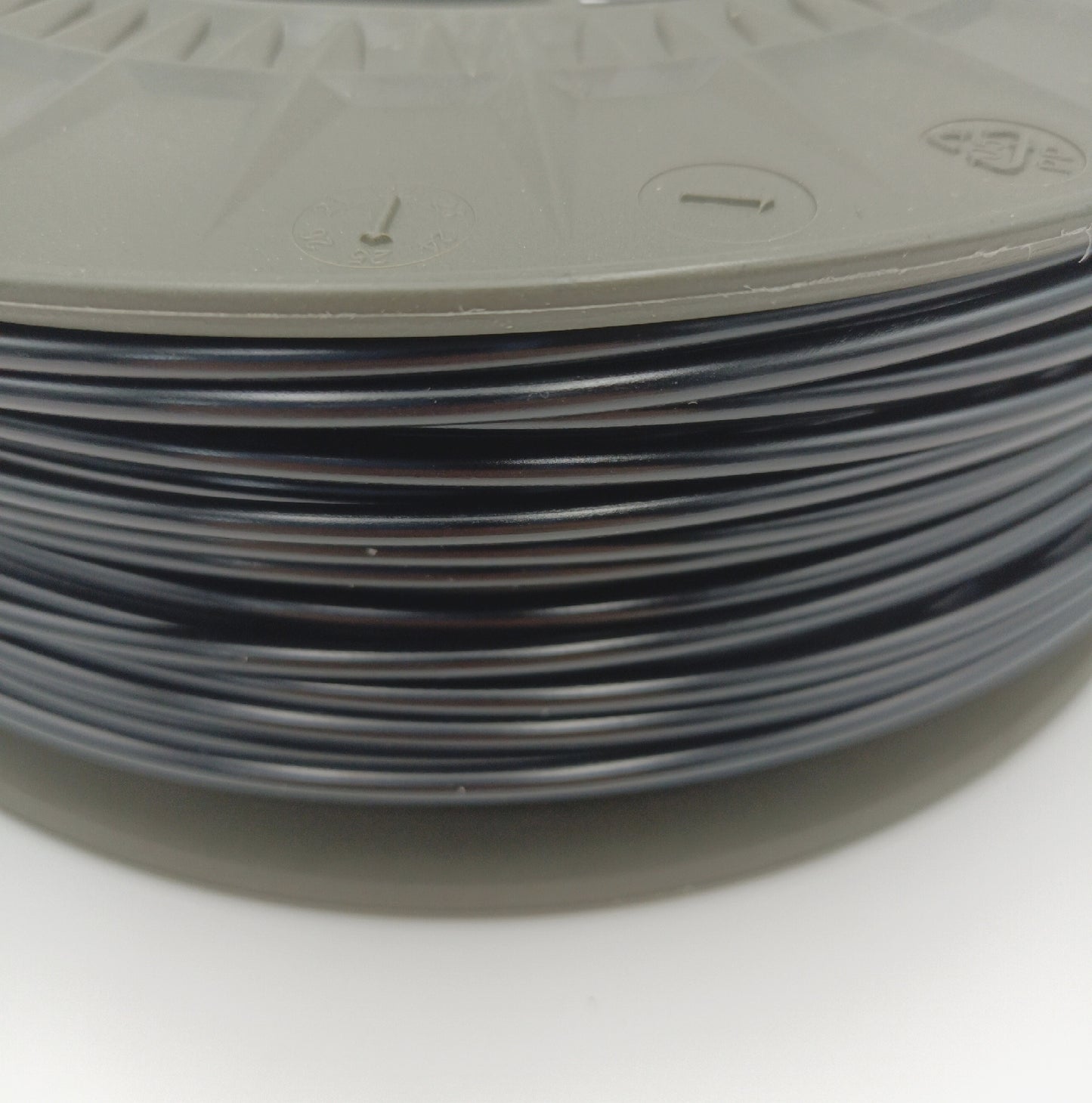 WINKLE Filament 3D Druck Zubehör PETG 285 mm Gagat Schwarz Spule