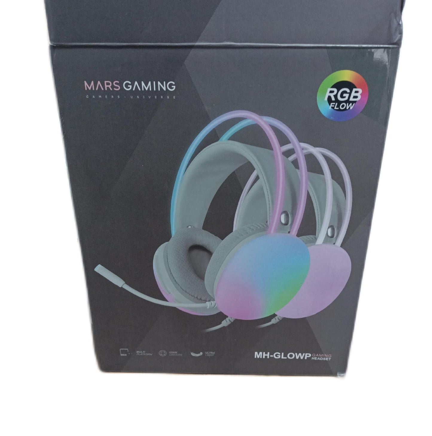 Marsgaming Headset Gaming Zubehör Auriculares MH GLOW Pink für PC Ps4 5 Xbox kabel